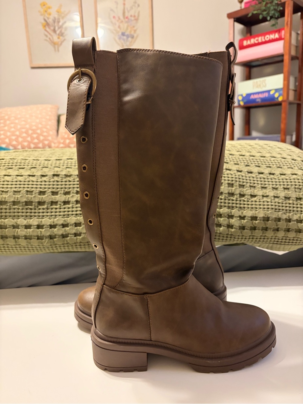 Rocket Dog Women's Over-the-Knee Brown Riding Boots